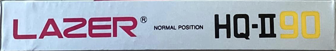 Compact Cassette Lazer II HQ-II 90 Type II Chrome USA