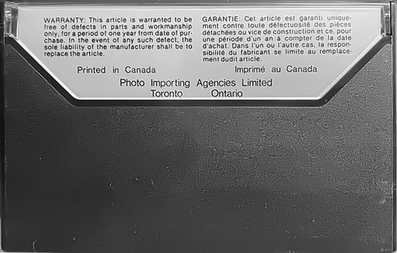 Compact Cassette AGFA Super Ferro Dynamic 60+6 Type I Normal 1978 Canada