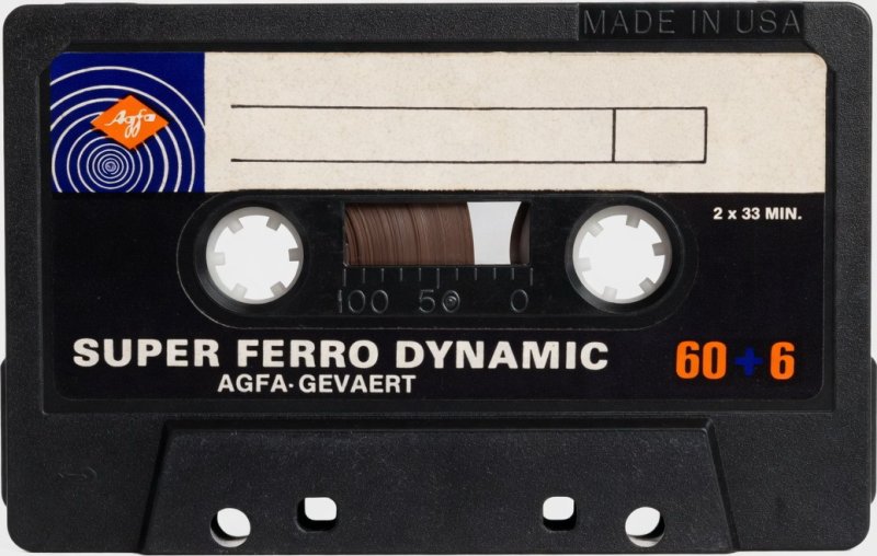 Compact Cassette AGFA Super Ferro Dynamic 60+6 Type I Normal 1978 Canada