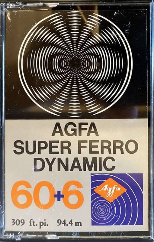 Compact Cassette AGFA Super Ferro Dynamic 60+6 Type I Normal 1978 Canada