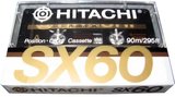 Compact Cassette Hitachi SX 60 Type II Chrome 1988 North America