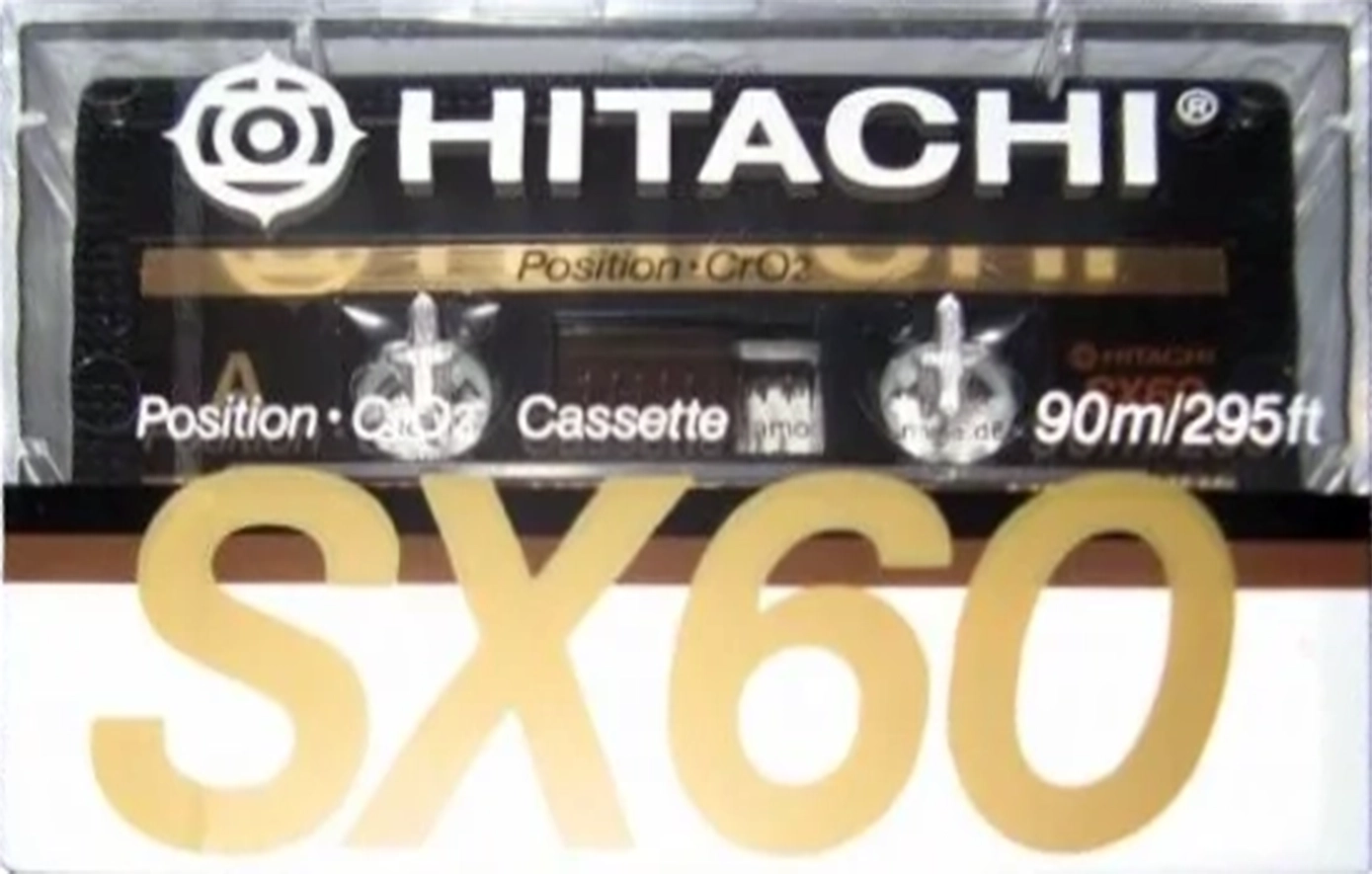 Compact Cassette Hitachi SX 60 Type II Chrome 1988 North America