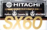 Compact Cassette Hitachi SX 60 Type II Chrome 1988 North America