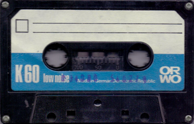 Compact Cassette ORWO 60 Type I Normal 1976 East Germany