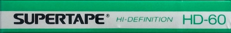 Compact Cassette SUPERTAPE HD 60 "44-940" Type II Chrome 1988 USA