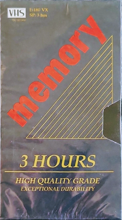 VHS, Video Home System Memory 180 Type I Normal Europe