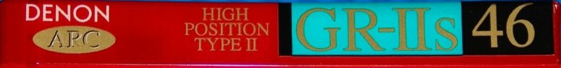 Compact Cassette Denon GR-IIs 46 Type II Chrome 1992 Japan