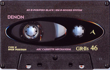 Compact Cassette Denon GR-IIs 46 Type II Chrome 1992 Japan