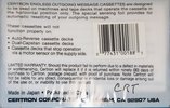 Compact Cassette Certron 20 sec Endless Cassette 1989 USA