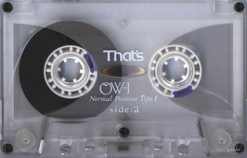 Compact Cassette Thats OW-1 50 Type I Normal 1990 Japan