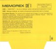 Compact Cassette Memorex Cire I 50 Type I Normal 1991 USA