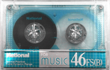 Compact Cassette National FS 46 "RT-46FS(B)" Type I Normal 1987 Japan