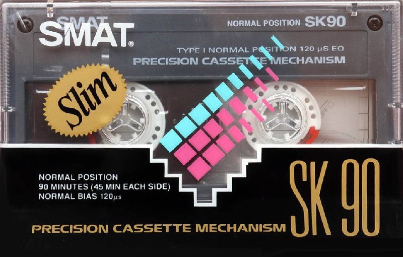 Compact Cassette Smat SK 90 Type I Normal 1989 South Korea