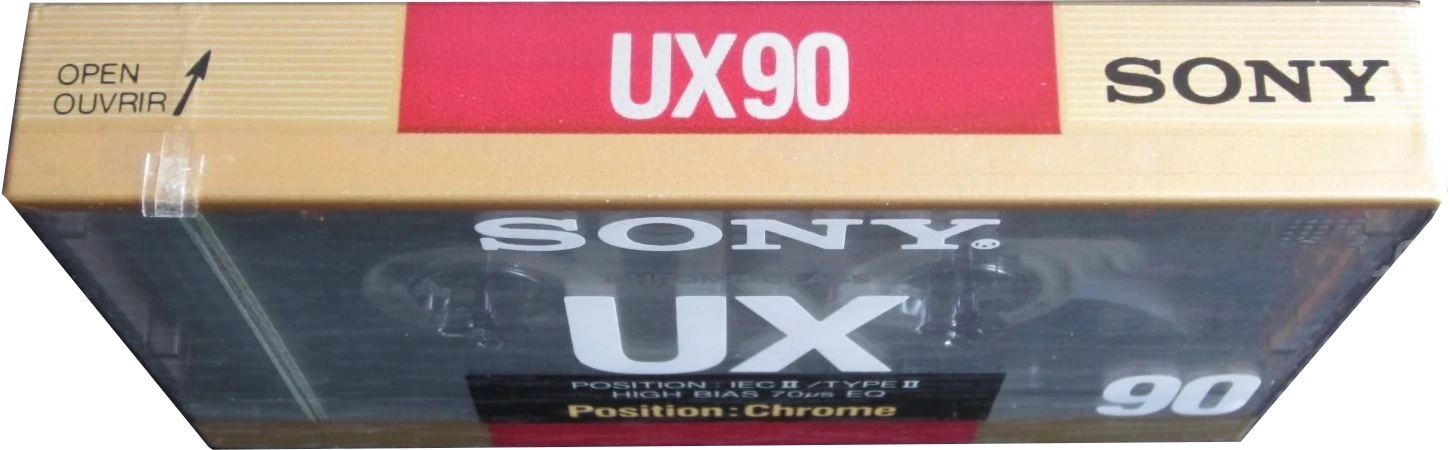 Compact Cassette Sony UX 90 Type II Chrome 1988 Europe