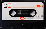 Compact Cassette Sony 60 Type II Chrome 1971 Japan