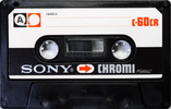 Compact Cassette Sony 60 Type II Chrome 1971 Japan