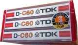 3 pack TDK D 60 Type I Normal 1979 Japan