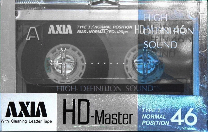 Compact Cassette AXIA Master 46 "HD" Type I Normal 1989 Japan