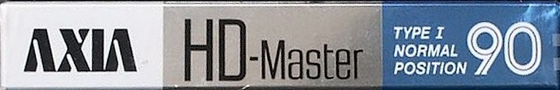 Compact Cassette AXIA Master 46 "HD" Type I Normal 1989 Japan