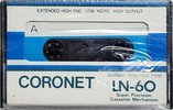 Compact Cassette Coronet LN 60 Type I Normal 1984 USA