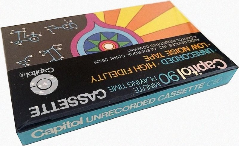 Compact Cassette Capitol Psychedelic Sky 90 Type I Normal 1970 USA