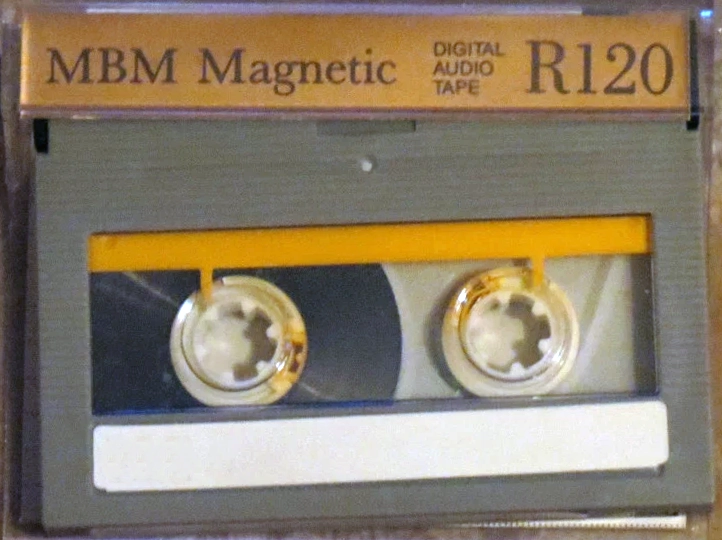 Digital Audio Tape MBM Magnetic 120 Type IV Metal Europe