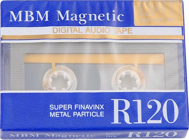 Digital Audio Tape MBM Magnetic 120 Type IV Metal Europe