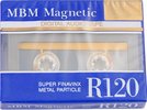 Digital Audio Tape MBM Magnetic 120 Type IV Metal Europe