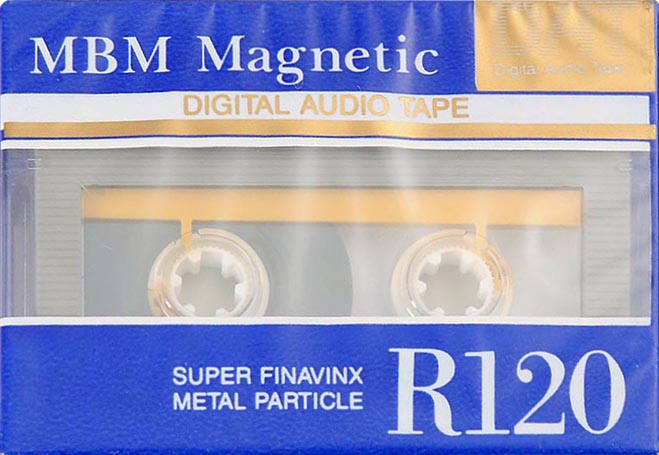 Digital Audio Tape MBM Magnetic 120 Type IV Metal Europe
