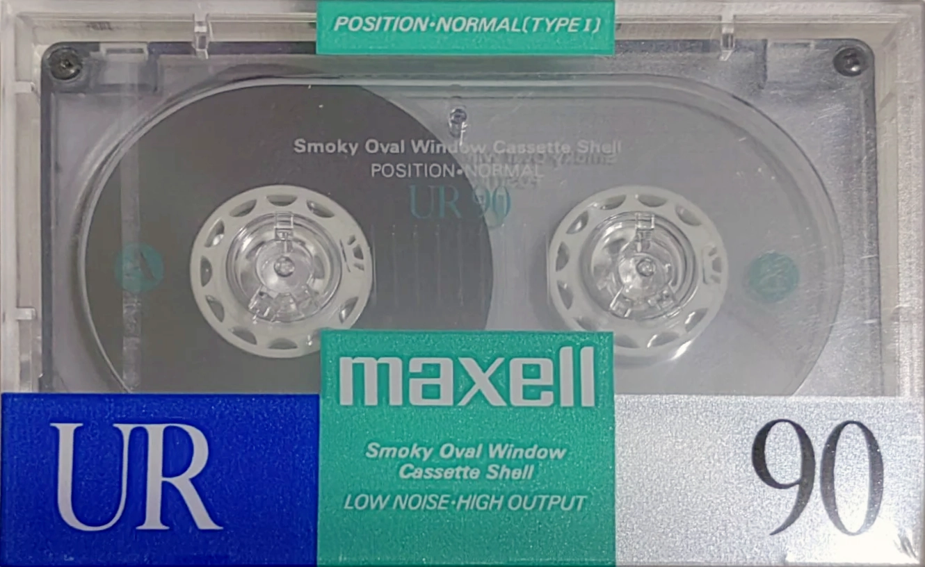 Compact Cassette Maxell UR 90 Type I Normal 1988 Japan