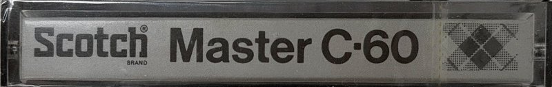 Compact Cassette Scotch Master 60 Type I Normal 1976 Japan