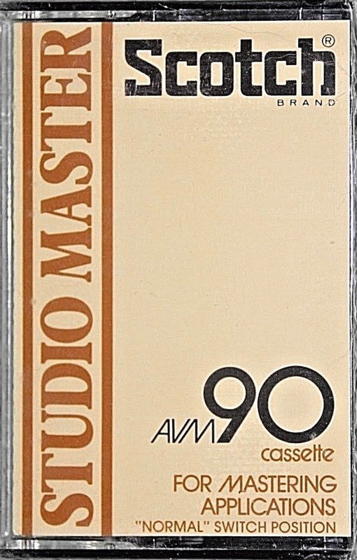 Compact Cassette: 3M Scotch - AVM Studio Master 90