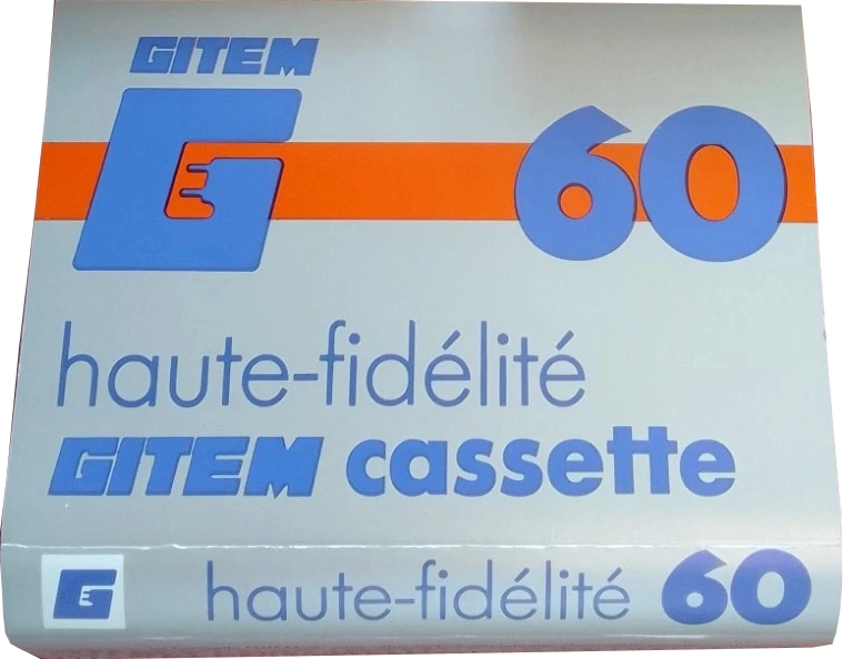 Compact Cassette Gitem 60 Type I Normal France