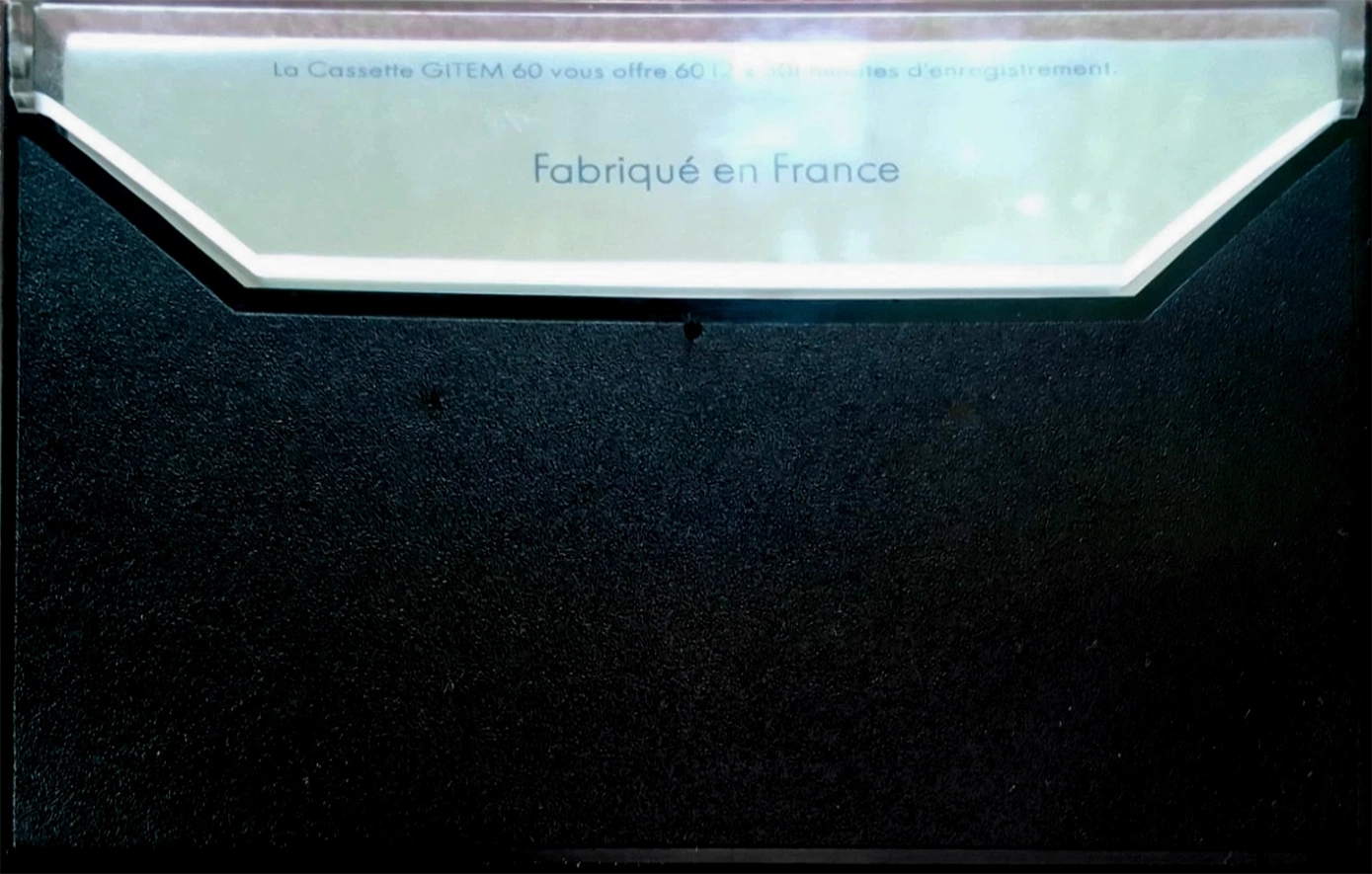 Compact Cassette Gitem 60 Type I Normal France