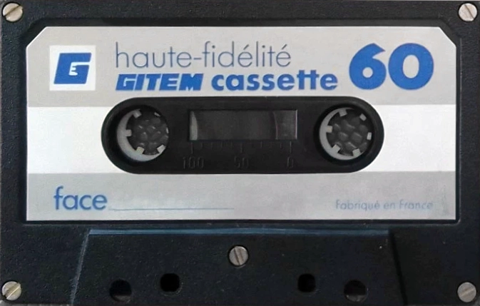 Compact Cassette Gitem 60 Type I Normal France