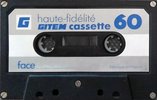 Compact Cassette Gitem 60 Type I Normal France