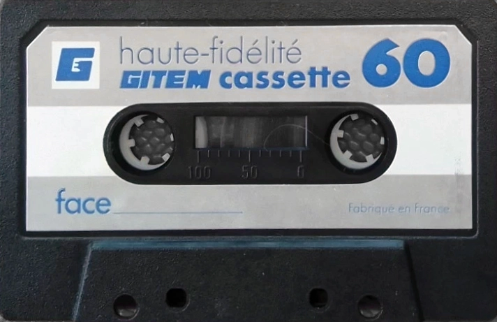 Compact Cassette Gitem 60 Type I Normal France