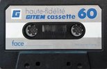 Compact Cassette Gitem 60 Type I Normal France