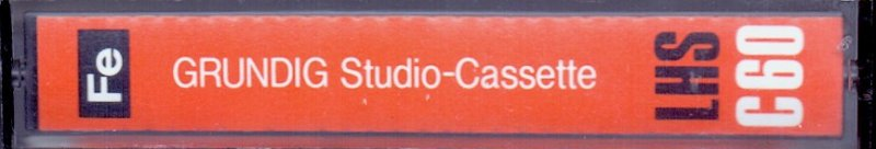 Compact Cassette Grundig LHS 60 Type I Normal 1971 Europe