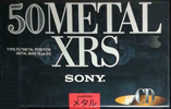 Compact Cassette Sony Metal-XRS 50 Type IV Metal 1994 Japan