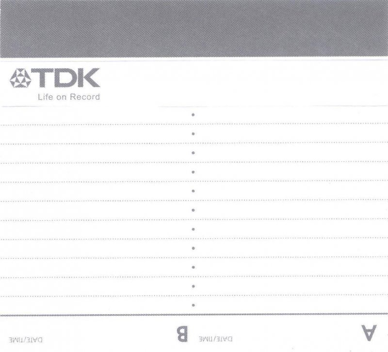 Compact Cassette TDK D 60 "Superior D 63952698C" Type I Normal 2008 North America