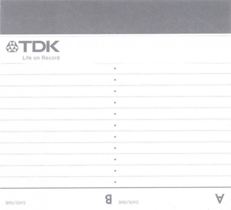 Compact Cassette: TDK  - D 60