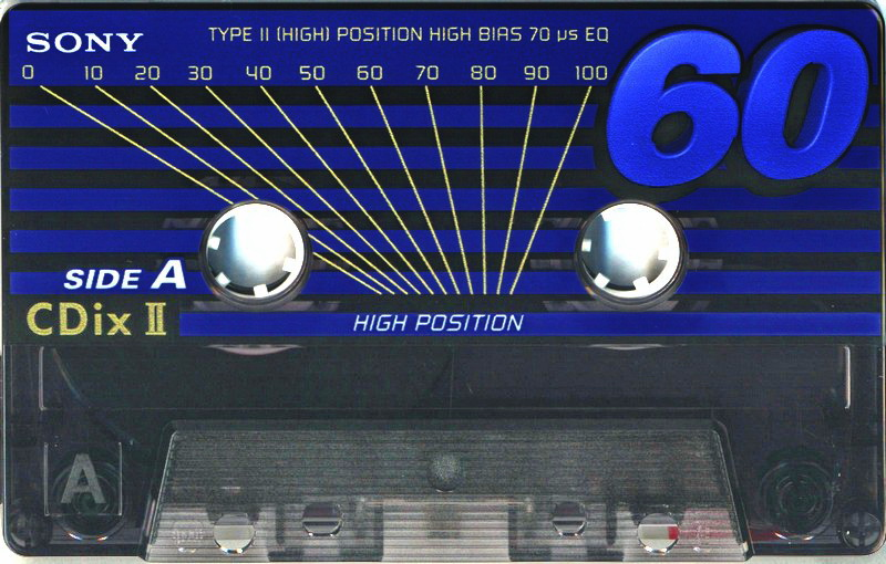 Compact Cassette: Sony  - CDix II 60