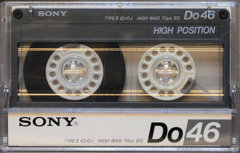 Compact Cassette Sony Do 46 "DO46" Type II Chrome 1985 Japan