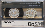 Compact Cassette Sony Do 46 "DO46" Type II Chrome 1985 Japan