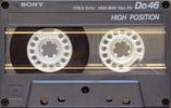 Compact Cassette Sony Do 46 "DO46" Type II Chrome 1985 Japan