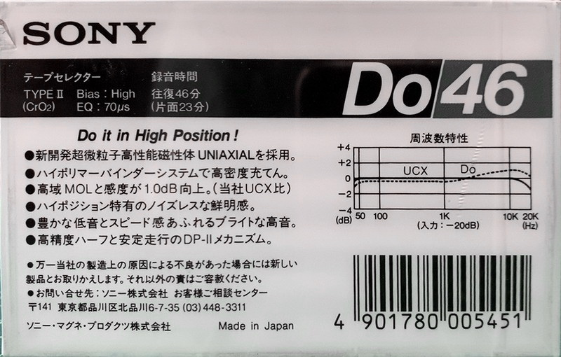 Compact Cassette: Sony  - Do 46