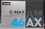 Compact Cassette Aurex AX 46 Type II Chrome 1980 Japan