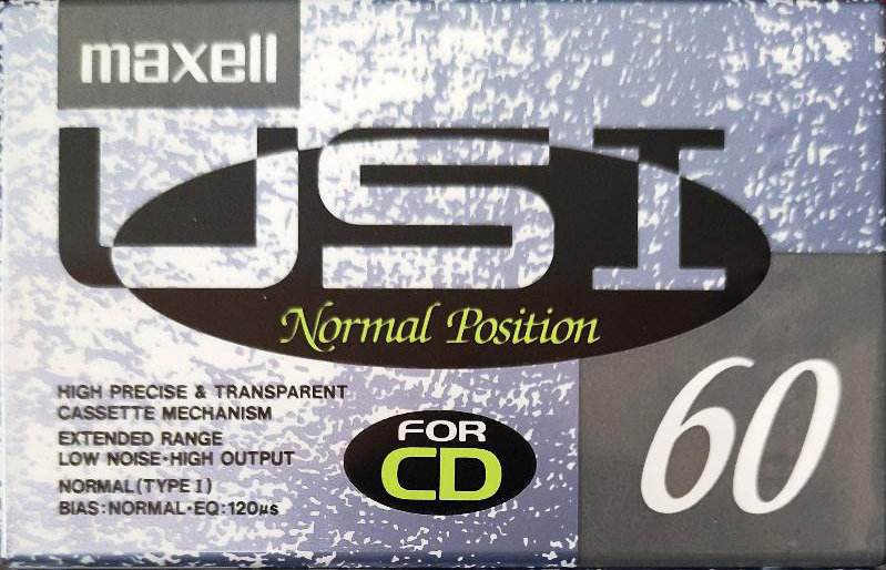 Compact Cassette Maxell US 60 "USI 60" Type I Normal 1990 Japan
