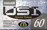 Compact Cassette Maxell US 60 "USI 60" Type I Normal 1990 Japan